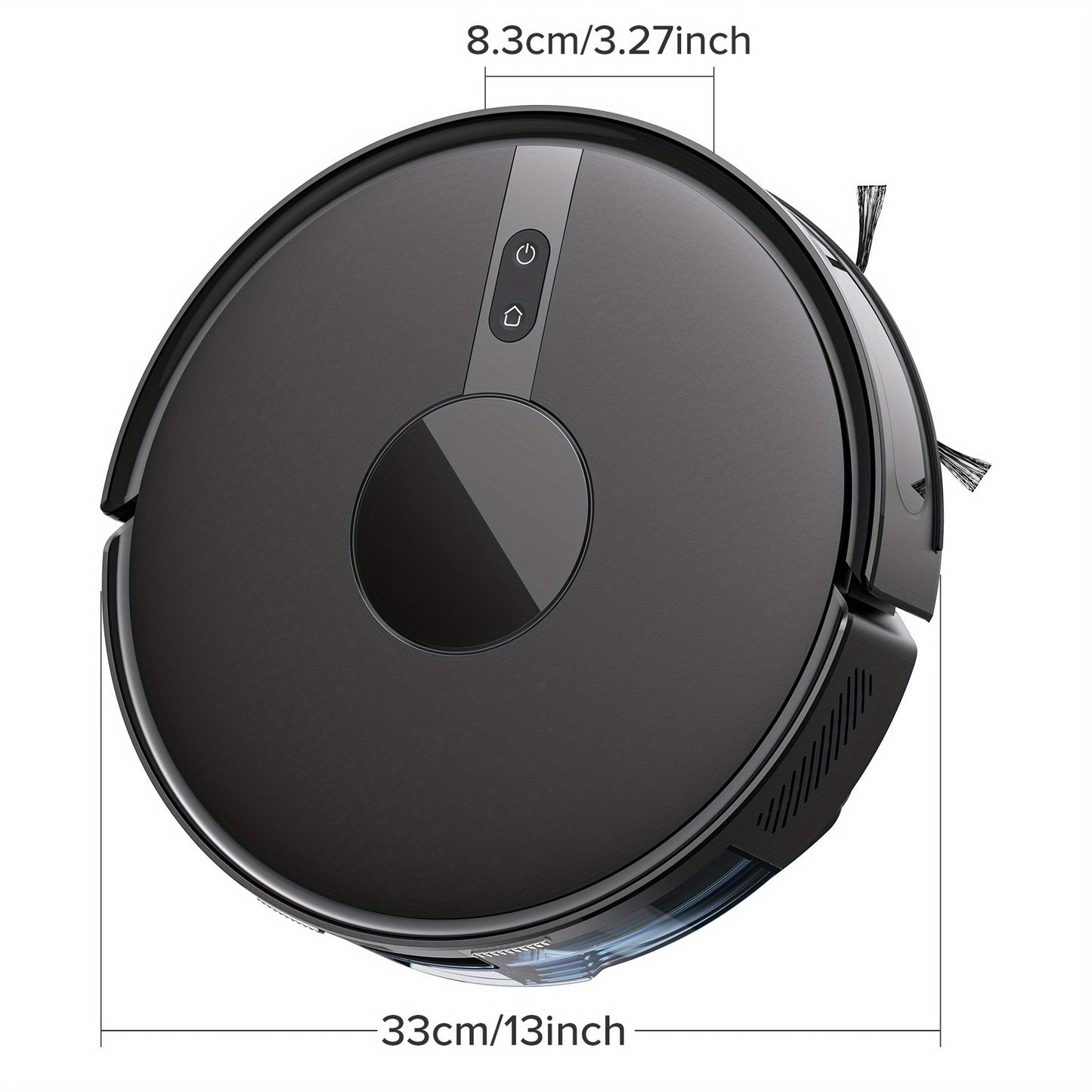 Lubluelu B40 Robot Vacuum Cleaner, 3 In 1 Robot Vacuum Cleaner And Mop, 6500Pa, 62db Low Noise, 9.98 cm Ultra-Slim Body, 5 Floors Mapping, Diversified Cleaning, Robot Vacuum Cleaner For Pet Hair, Carpet, Hard Floor, Christmas