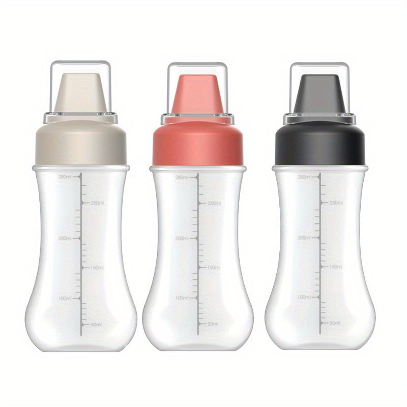 1/2/3pcs, Squeeze Sauce Bottle, Leak Proof Refillable Condiment Container For Salad Ketchup Honey Jam, Squeeze Sauce Bottle Oyster Sauce Squeeze Bottle, Home Kitchen Supplies