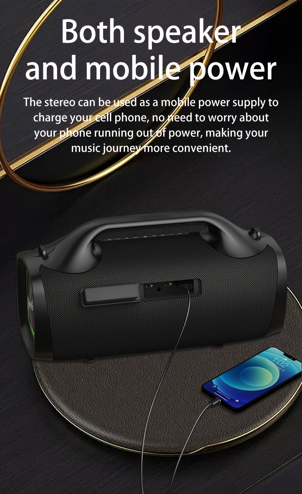 Zealot S79 Wireless speaker, Hifi Sound quality, High Quality, Dual Pairing, Fast ChargingLong Battery Life, 36 Hours Playtime Loud Stereo, Booming Bass. PartyBox. forparty
