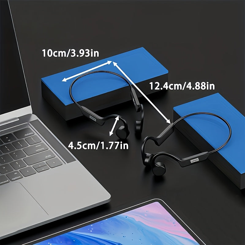 Lenovo X4 5.3 Chip + Low Power - Tech Enthusiasts - Daily Use - 2025 Popular Bone Conduction Wireless Bluetooth headphones