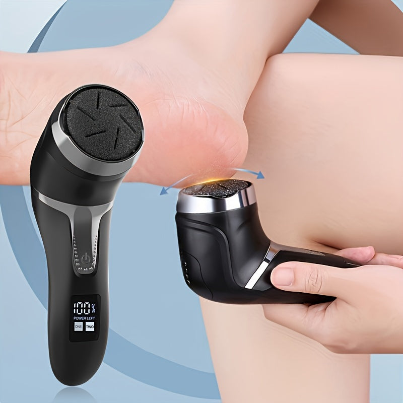 Electric Feet Callus Remover, Rechargeable, Portable Electronic Foot File Pedicure Tools, Electric Callus Remover Kit, Professional Pedi Feet Care For Dead, Hard Cracked Dry Skin Ideal Gift Electric Foot Repair Machine Suppor