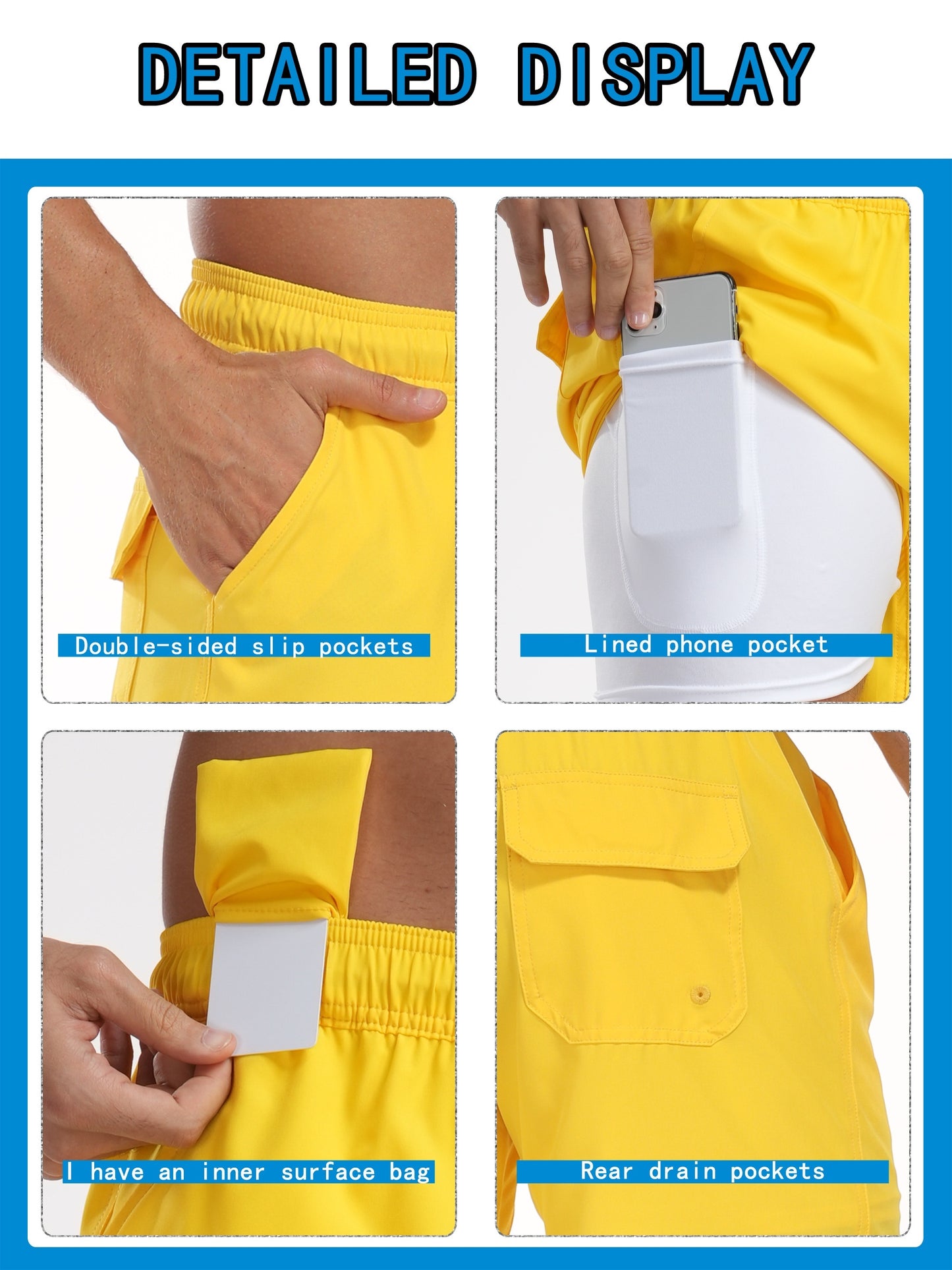 Men'S Quick-Dry Beach Shorts