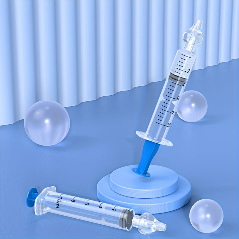 2pcs/set Baby Nasal Irrigations, 10ml Nasal Syringes, Baby Nasal Aspirators, Rhinitis Flushing Tools, Convenient Nasal Washing Devices