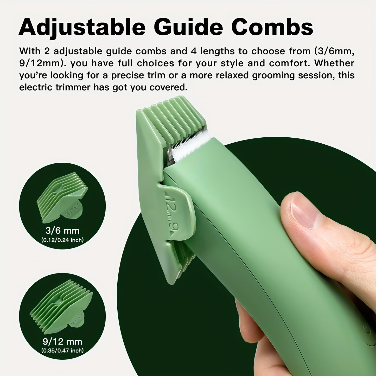 YAFULL Professional Body Groomer with IPX6 Replacement Blades - USB Rechargeable, 800mAh Lithium Battery, Ceramic Blade for Men'S Belly & Body Hair Trimming, Electric Shaver for Bikini & Men'S Grooming, Ideal Gift for Loved O