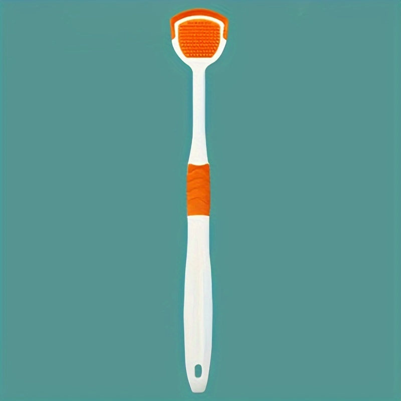 1pc Tongue Scraper, Tongue Coating Scraper, Reduce Bad Breath For Oral Care, Silicone Tongue Cleaners, Silicone Tongue Cleaning Tools For Adults