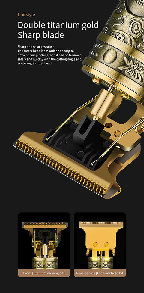 T9 Electric Hair Clipper Hair Cutting Machine Professional Men's Electric Shaver USB Rechargeable Barber Trimmer For Men Holiday Gift