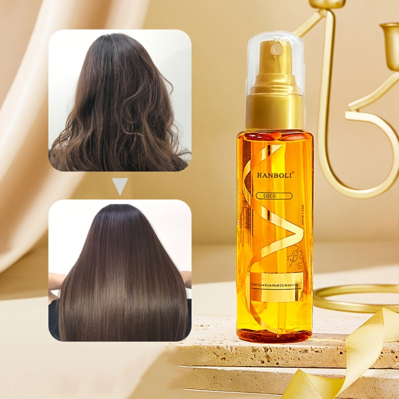 Luxurious Hair Fragrance Spray - Instantly Softens and Nourishes, Calms Frizz, Prevents Static, Long-Lasting Scent, No-Wash Beauty Solution - 100ml