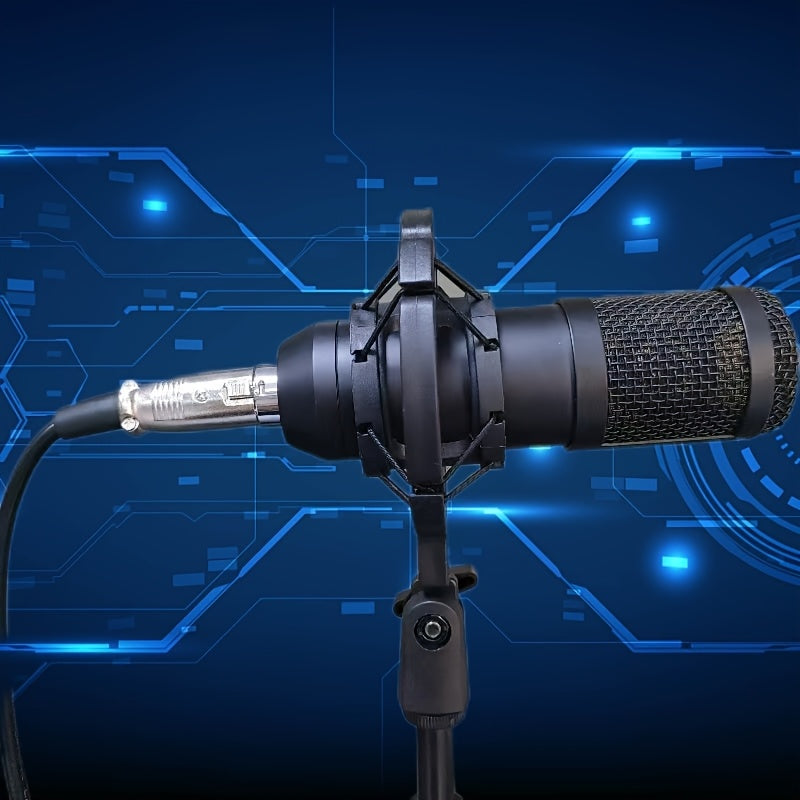All-in-One Streaming Audio Kit with BM800 Microphone, V8S Mixer, and Multiple Accessories - Durable Metal Body, USB/Power Supply, Noise Cancellation, One-Click Sound Effects, Dual Device Connection, Ideal for Podcasting, YouT