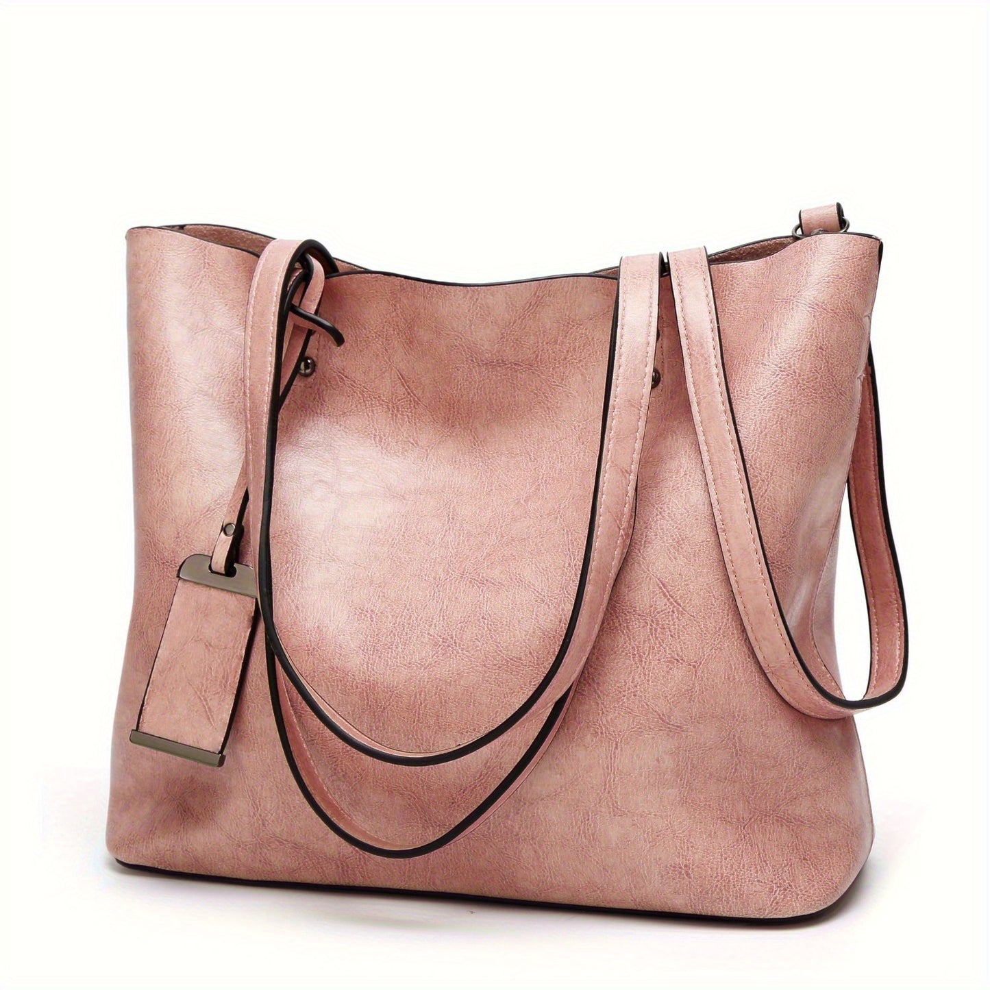 Women's Synthetic Handbag with Laptop Compartment & Detachable Strap - Golden-Tone Hardware, Zipper Closure, Spacious Work Bag for Travel, Business Meetings, Everyday Use - Available in Brown, Black, Red, Pink, Navy, Burgundy