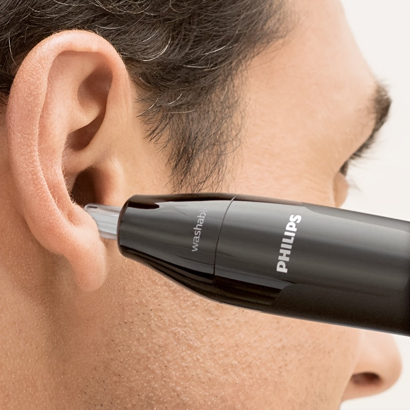 Philips Nose Trimmer Series 1000 NT1620 AA Battery Model (Batteries Not Included) Full Body Washable Automatic Shaver