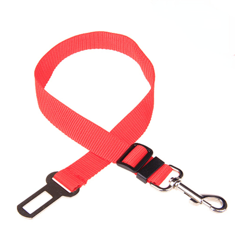Keep Your Pet Safe On The Road: 1pc Retractable & Adjustable Pet Seat Belt For Cars