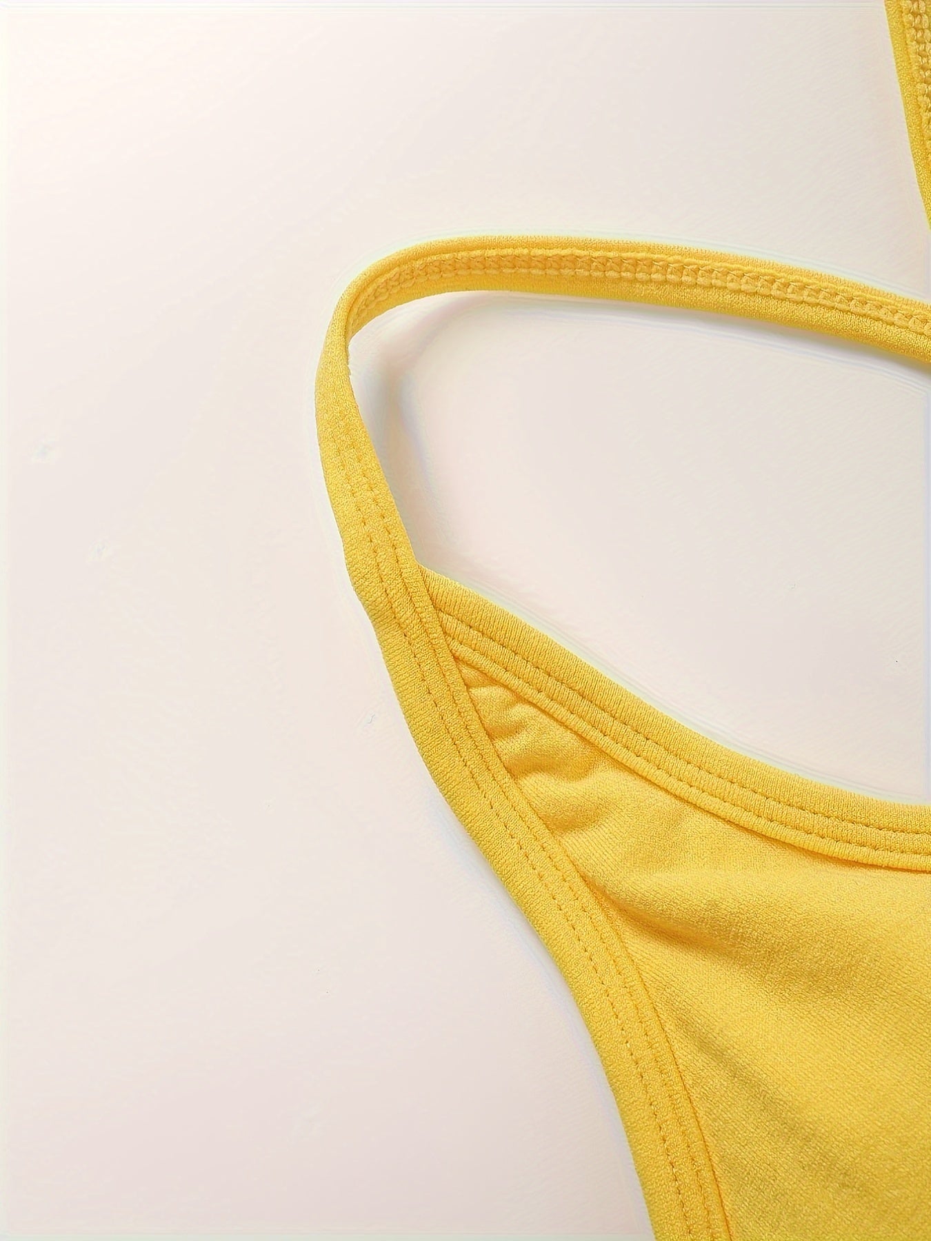 Women's Seamless Yoga Cross Back Sports Bra, Solid Color, Hollow Design, Casual Sports Style