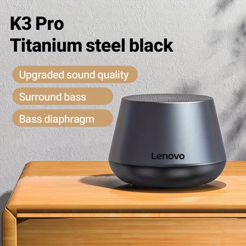 Lenovo K3 pro HIFI Sound Quality is lightweight and easy to carry outdoors with full frequency speakers with rich bass