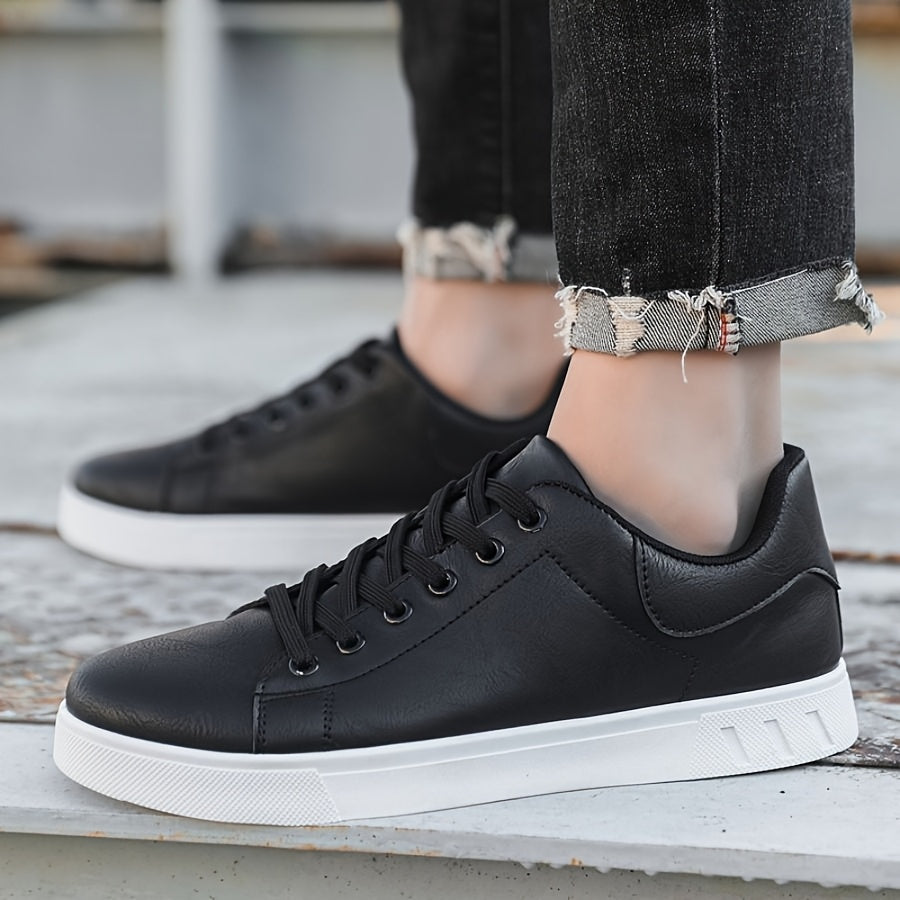 Men's Stylish Brown Sneakers - Casual & Sporty Lace-Up Shoes with Durable PVC Sole, Comfortable Fabric Lining for Casual Attire, Fitness Training, and Gym - Low-Top Design, Gym Footwear | Casual Fitness Shoes | Upper