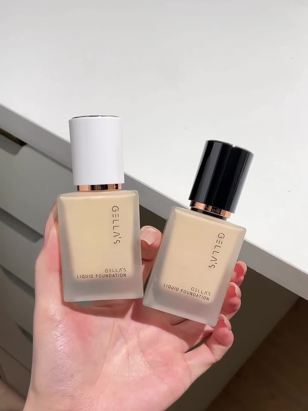 Moisturizing Liquid Foundation Creamy Skin Long Lasting Soft Misty Version Full Coverage Even Skin Tone Foundation Cream