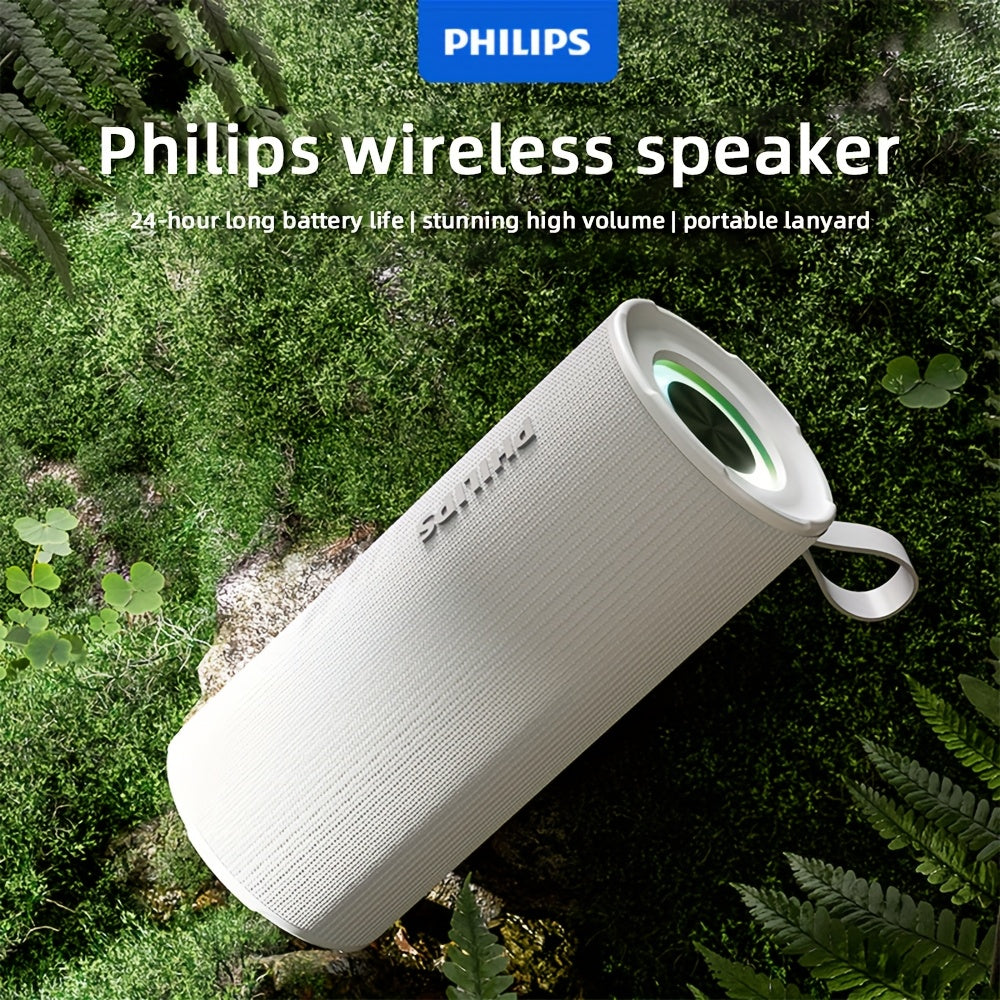 For Philips Wireless Speakers with High Fidelity Sound Quality, Low Power Consumption, Long Battery Life, and Drawstring for Easy Carrying, Portable Audio, Compact Design, Durable Build, Hiquality Audio, Usb Charging, Music L