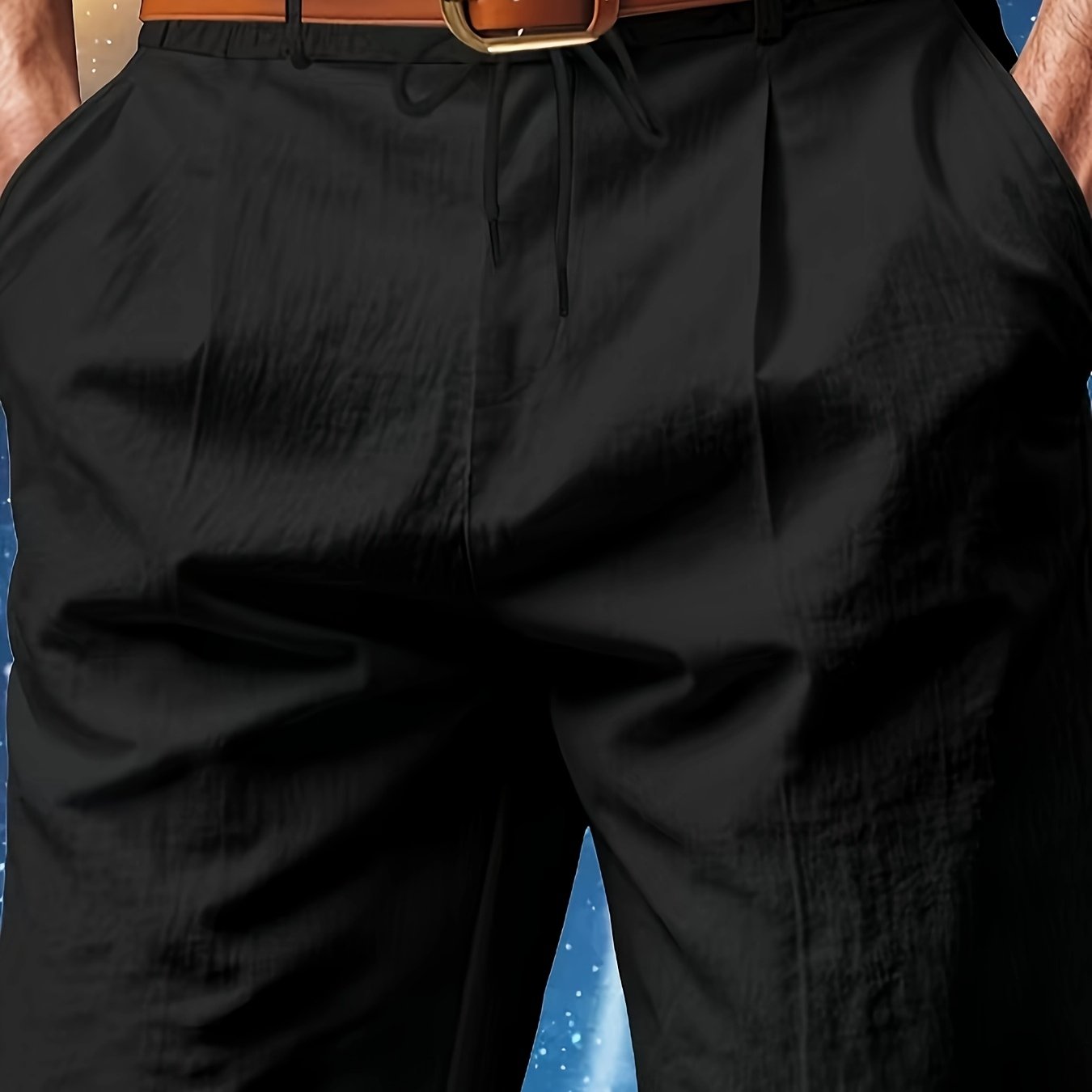 Men'S Casual Summer Linen Shorts - Light Gray, Breathable 5-Inch Shorts with Pockets, Perfect for Beach & Outdoor Activities, Casual Summer Wear|Relaxed Fit Shorts|Pocketed Shorts