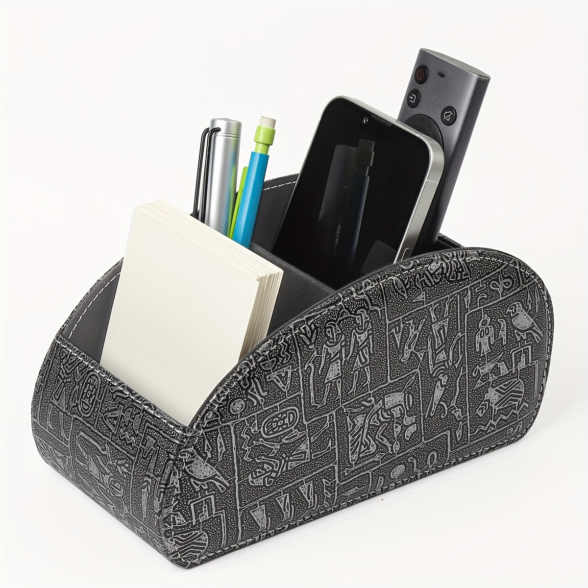 Organizer For 5 Remote Controls, Desktop Organizer For Office, Bedside Table Organizer, Makeup Organizer For Vanity