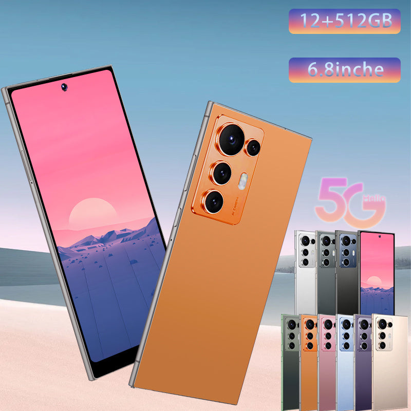 The S25 Ultra 2025 Is The Latest Unlocked Smartphone. It Comes with a Touch Pen, a 6.8-Inch High-Definition Screen, Android 14 Operating System, 12+512GB Storage Capacity, Dual SIM Dual Standby/Gps System, Dual Camera Configu