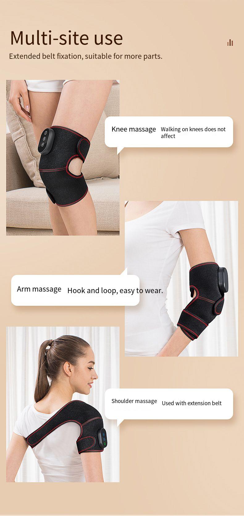 Intelligent Charging, Heating, Vibration Knee Massage Instrument For Middle-aged And Elderly People's Shoulder And Knee Dual Use