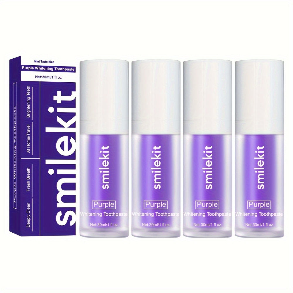 Purple Charm – Pasta de Dentes Roxa Branqueadora e Refrescante