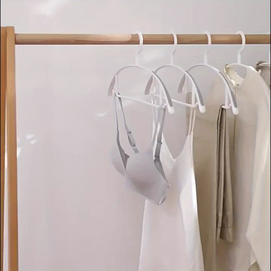 10 Non-marking Hangers - Non-deforming, Non-slip, No Shoulder Corners - Perfect for Drying and Storing Clothes in Your Closet
