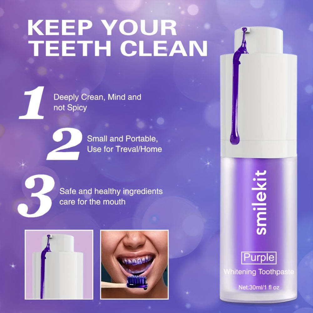 Purple Charm – Pasta de Dentes Roxa Branqueadora e Refrescante