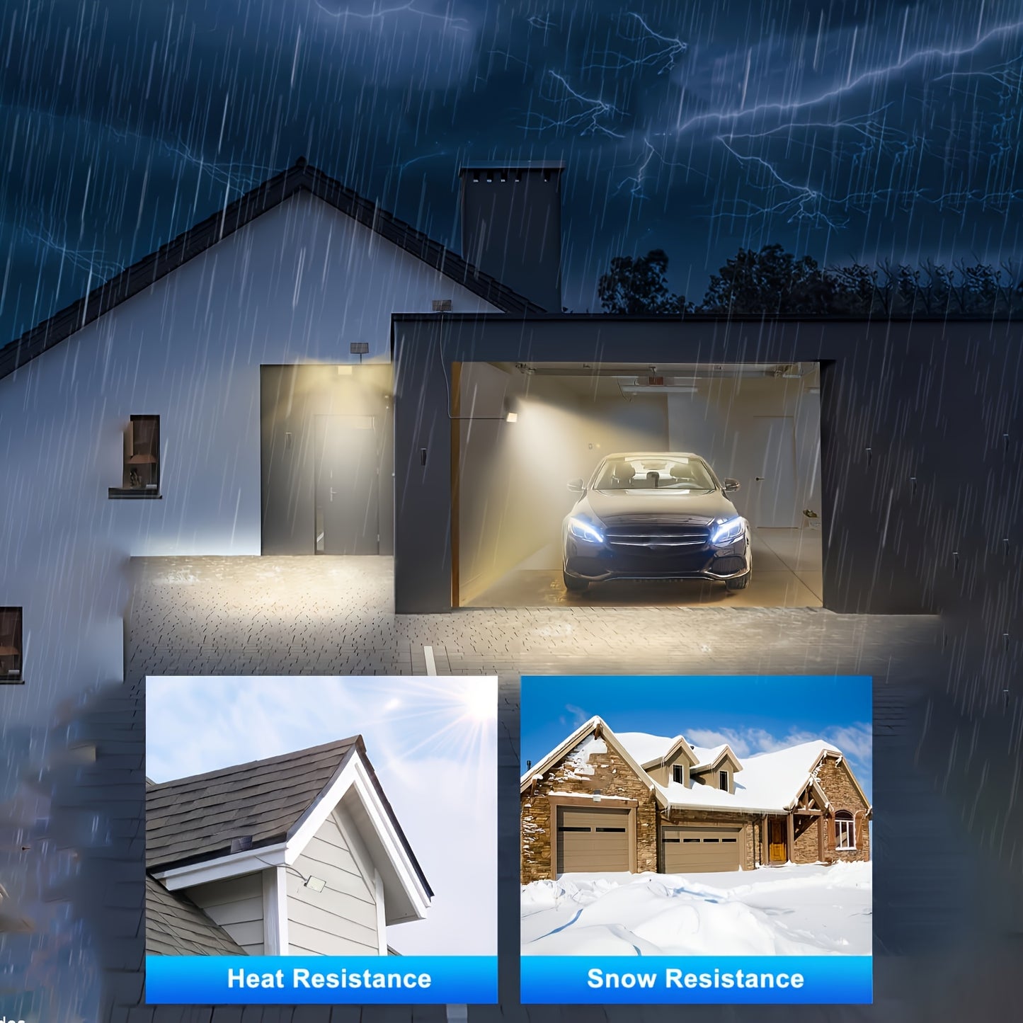 1/2pcs Solar Outdoor Lights, Motion Sensor Security LED Lights Dusk to Dawn, 2in 1 Solar Flood Lights IP65 for Yard Driveway Lighting, (172pcs LED Solar Flood Lights)