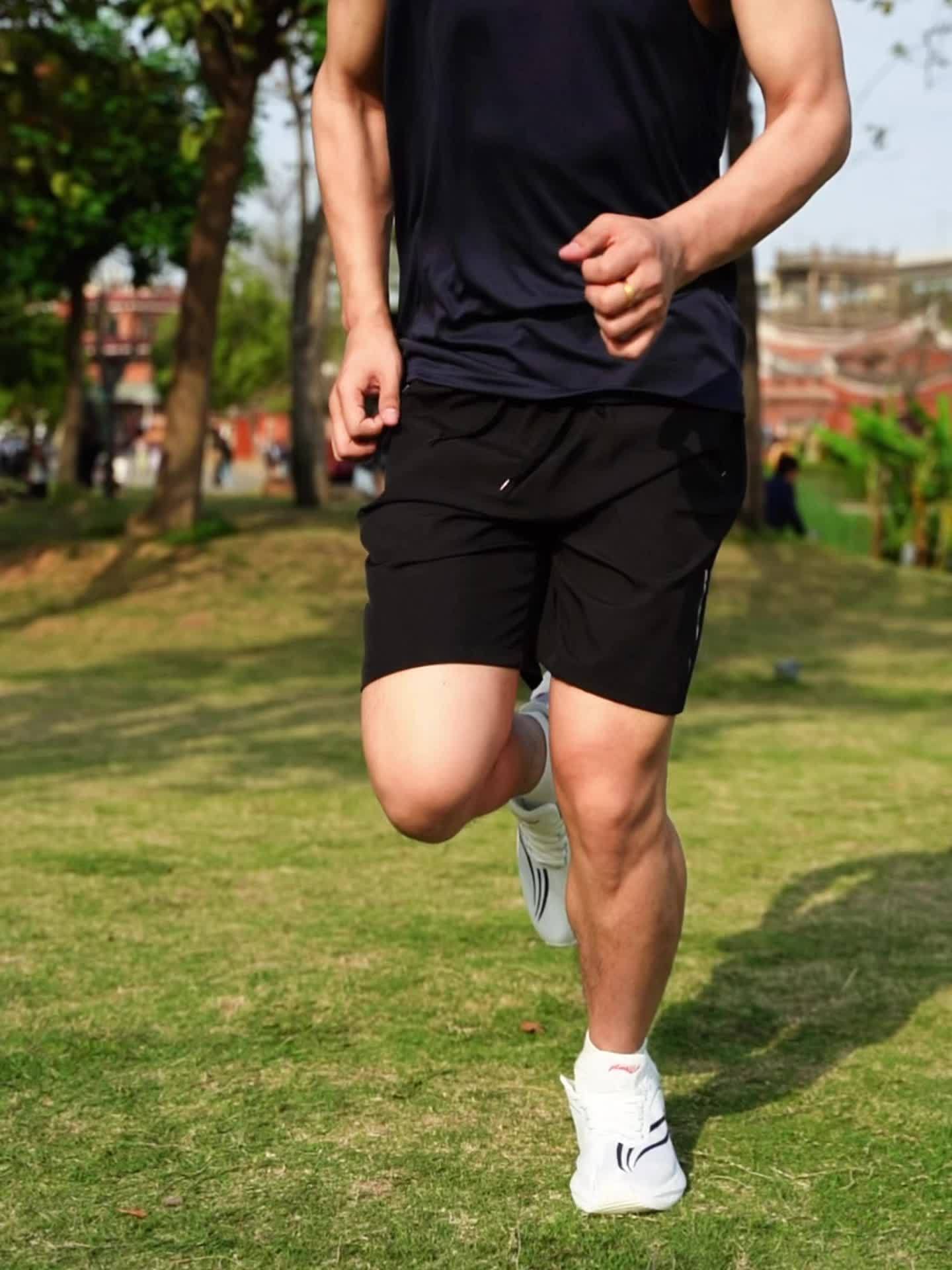 Men's Lightweight Polyester Casual Shorts with Lettering - Breathable Summer Beach & Outdoor Sports Shorts, Regular Fit, Pockets, Hand Wash or Dry Clean, Athletic Leisure Shorts | Modern Casual Shorts | Functional Pockets Des