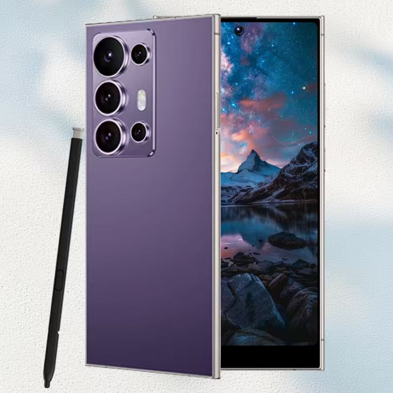 Super smart phone, 12+512GB unlocked version, equipped with Android system, and featuring a built-in stylus.