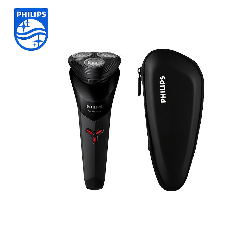Philips 's Electric Shaver Series 1000 (S1113) - Wet/Dry IPX7 Waterproof, 30-45 Min Runtime, USB- Shaver with 1-Hour Charge, 3D Floating Blade & ContourFlex System, One-Touch Clean,