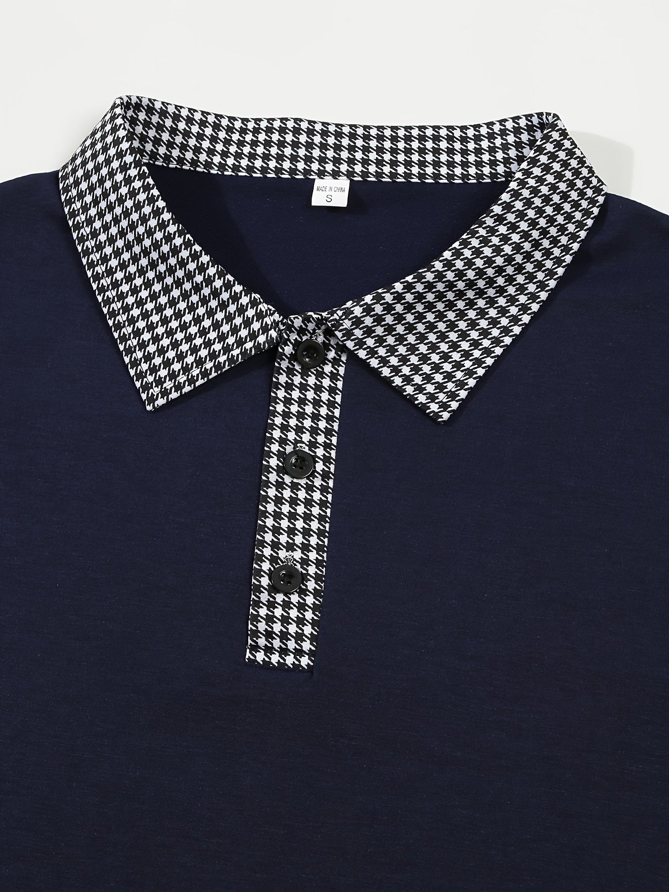 Men's Casual V-Neck Long Sleeve Rugby Shirt For Spring Autumn, Men's Clothing
