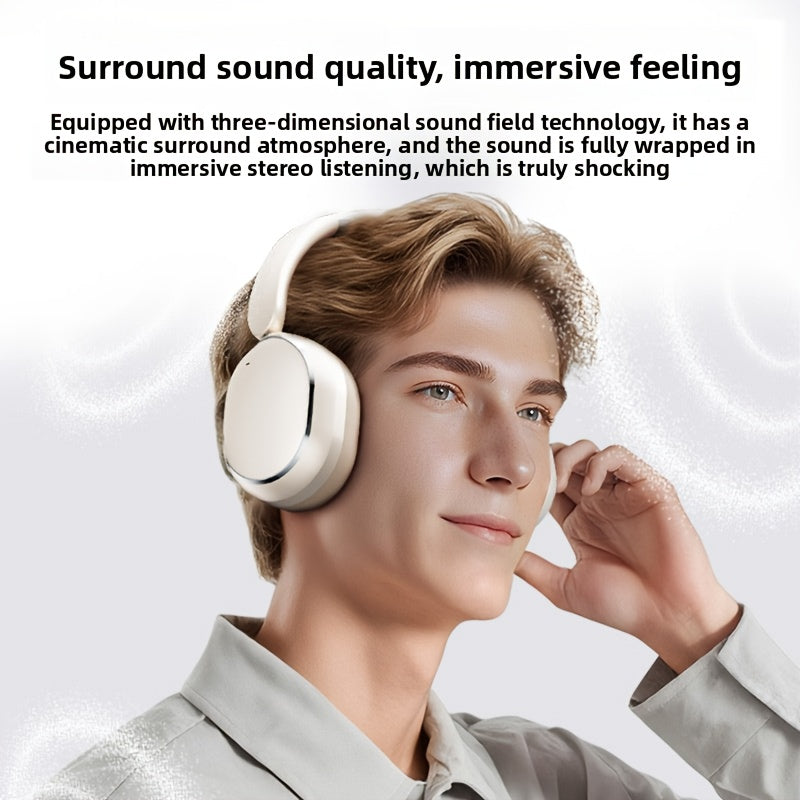 Philips Wireless Bluetooth Headphones, Over-Ear Wireless Headphones, ANC Hybrid Active Noise Cancelling Headphones, HiFi Surround Sound Over-Ear Wireless Headphones, for iPhone and Android, 80 Hours of Playtime, with Five ENC