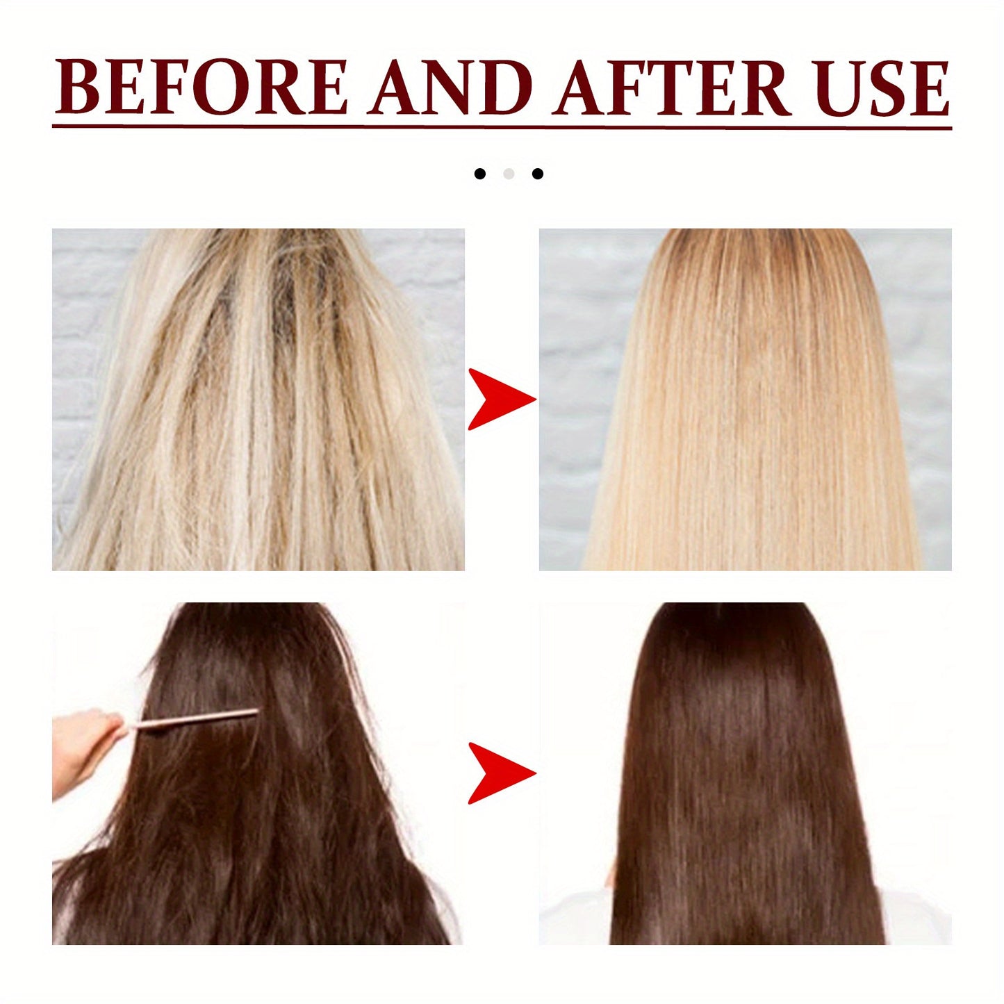 100ml Hair Smoothing Essence - Moisturize, Thicken Hair with this Hair Care Serum