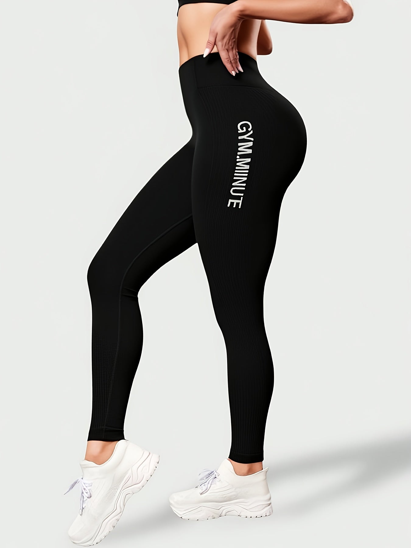 Women's High-Waisted Seamless Leggings - Tummy Control Butt-Lifting Pants with 4-Way Stretch, Full-Length Running Cycling Pants, Opaque All-Season Comfort & Elastic Waistband (Casual & Wear), Slimfit Design, Stretchy Fabric,