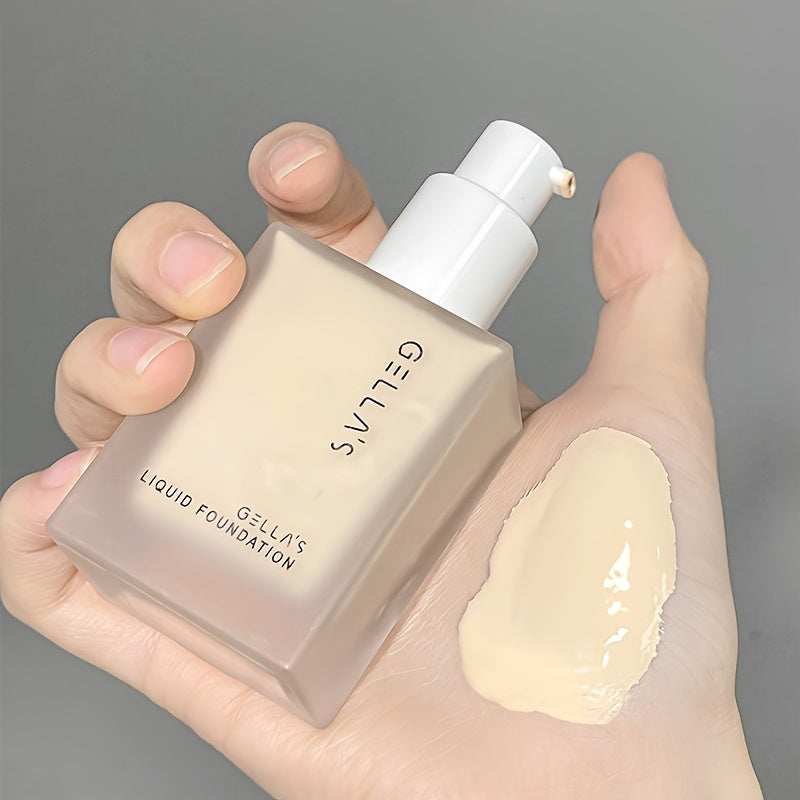 Moisturizing Liquid Foundation Creamy Skin Long Lasting Soft Misty Version Full Coverage Even Skin Tone Foundation Cream