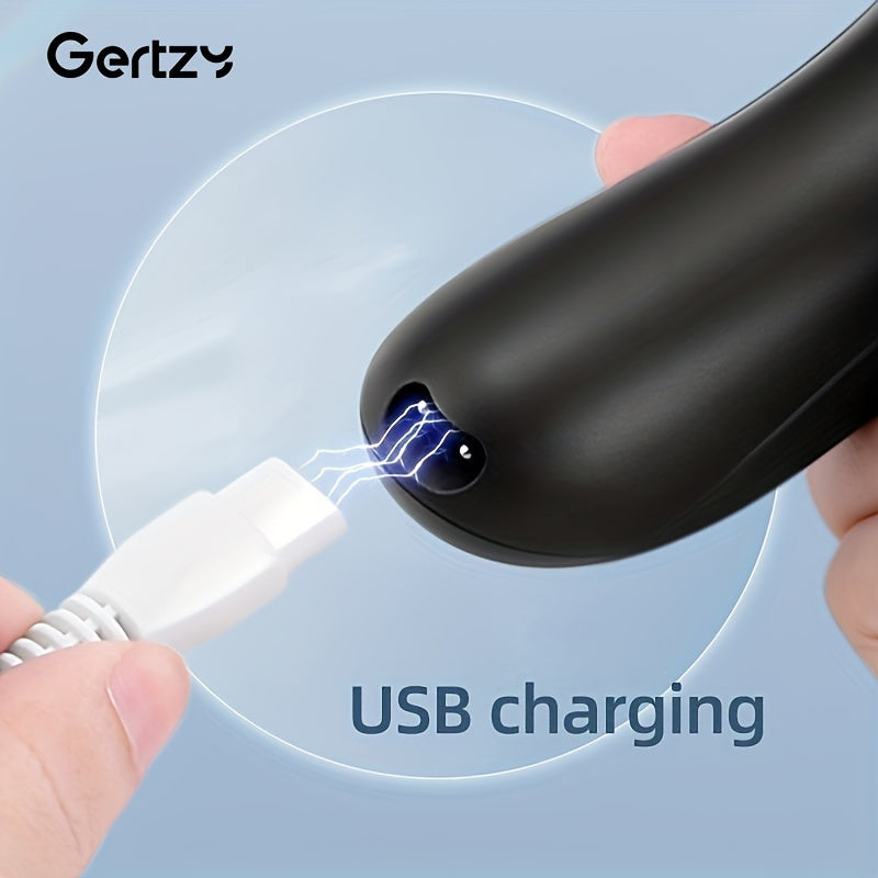 GERTZY Electric Callus Remover For Feet ( With Dander Vacuum Cleaner), Rechargeable Foot Callus Remover Pedicure Tools Foot File, Professional Foot Care Kit With 3Heads&2Speed