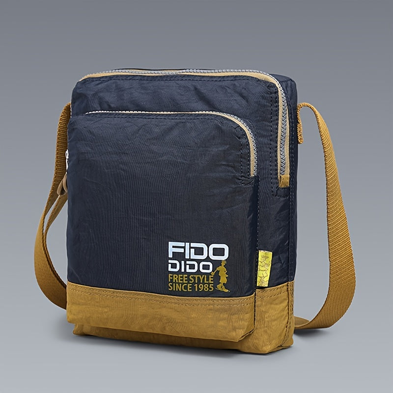Phidudu Men's Single Shoulder Bag Fashion Casual Crossbody Oxford Cloth Outdoor Small Backpack Korean Style Trendy Bag