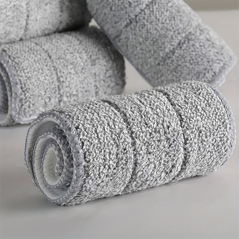 12pcs Heavy-Duty Mop Pads - Fast-Absorbing, Reusable Cleaning Pads for Hardwood, Tile, Linoleum Floors - Compatible with Flat Mops - Cost-Effective Cleaning Supplies (12pcs), Floor Maintenance, Highquality Microfiber, Busy Ho