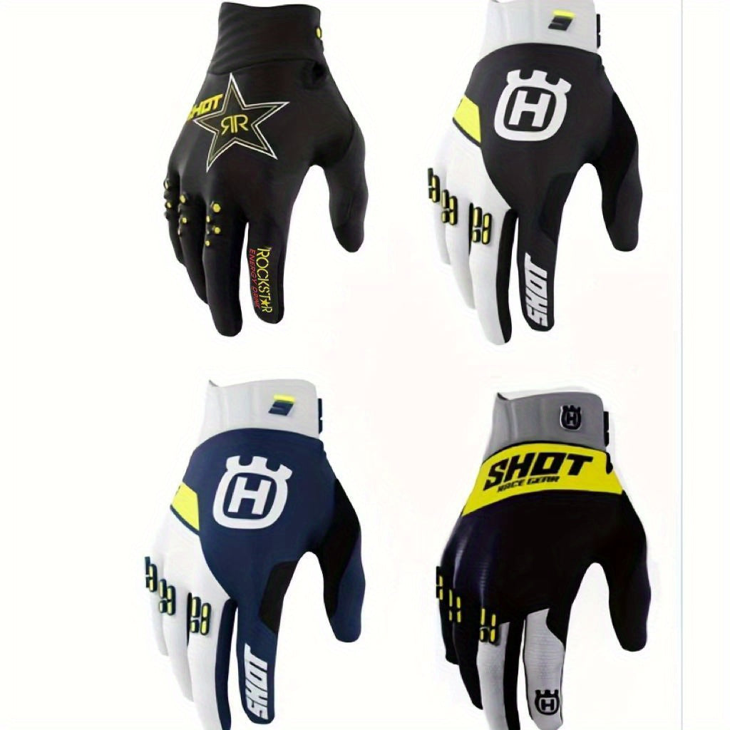 2023 New Full Finger Outdoor Sports Cycling Motorcycle Racing Riding Gloves