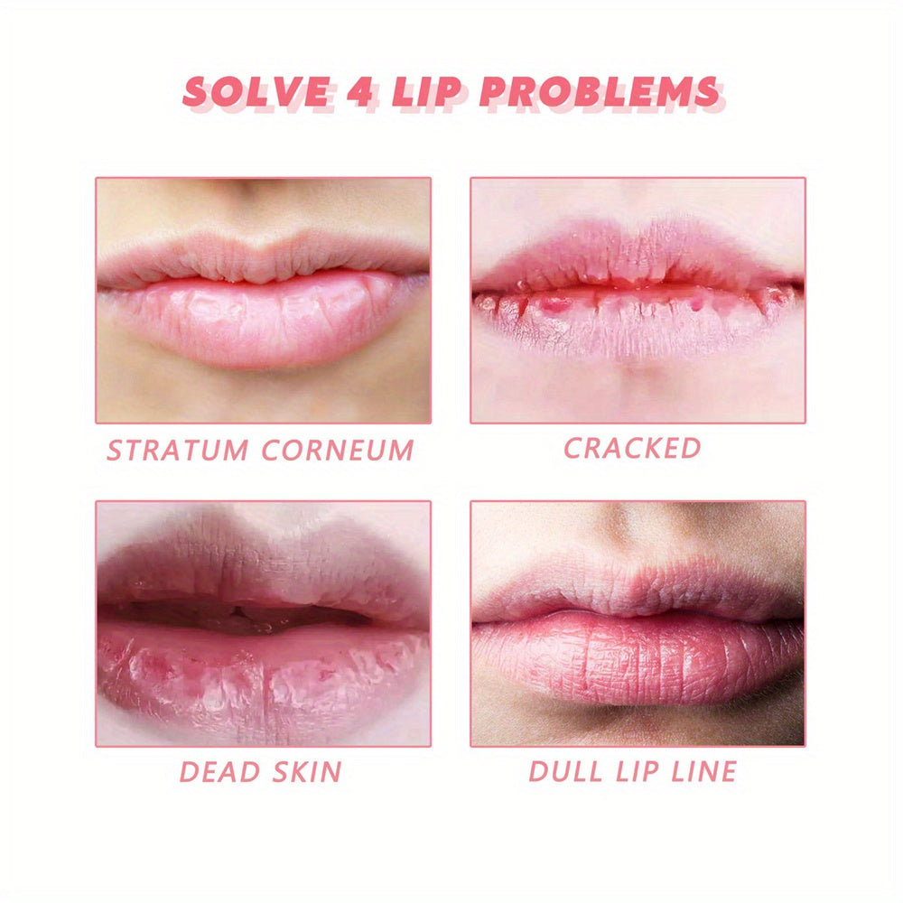 Peach Lip Scrub Exfoliating Fade Lip Lines Removing Dead Skin Moisturizing Care Makeup Dark Lip Corrector