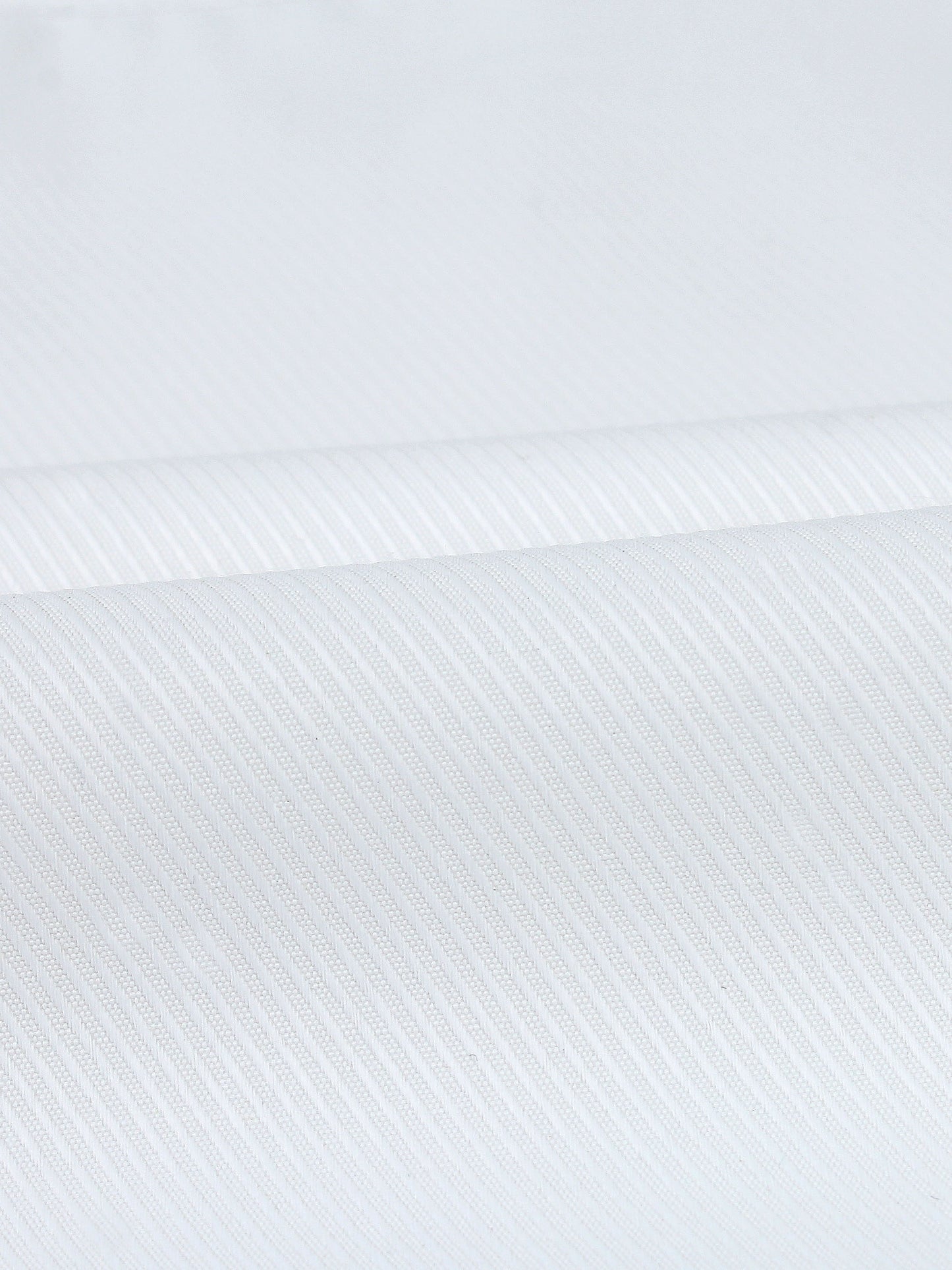 Men's Classic White Long Sleeve Dress Shirt - Business Casual, Non-Iron Polyester, Machine Washable