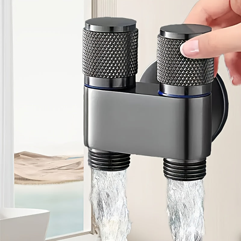 The Bathroom Is Equipped with A Dual Control Faucet with 2 Outlets. Very Suitable for Connecting Washing Machines And Toilets.