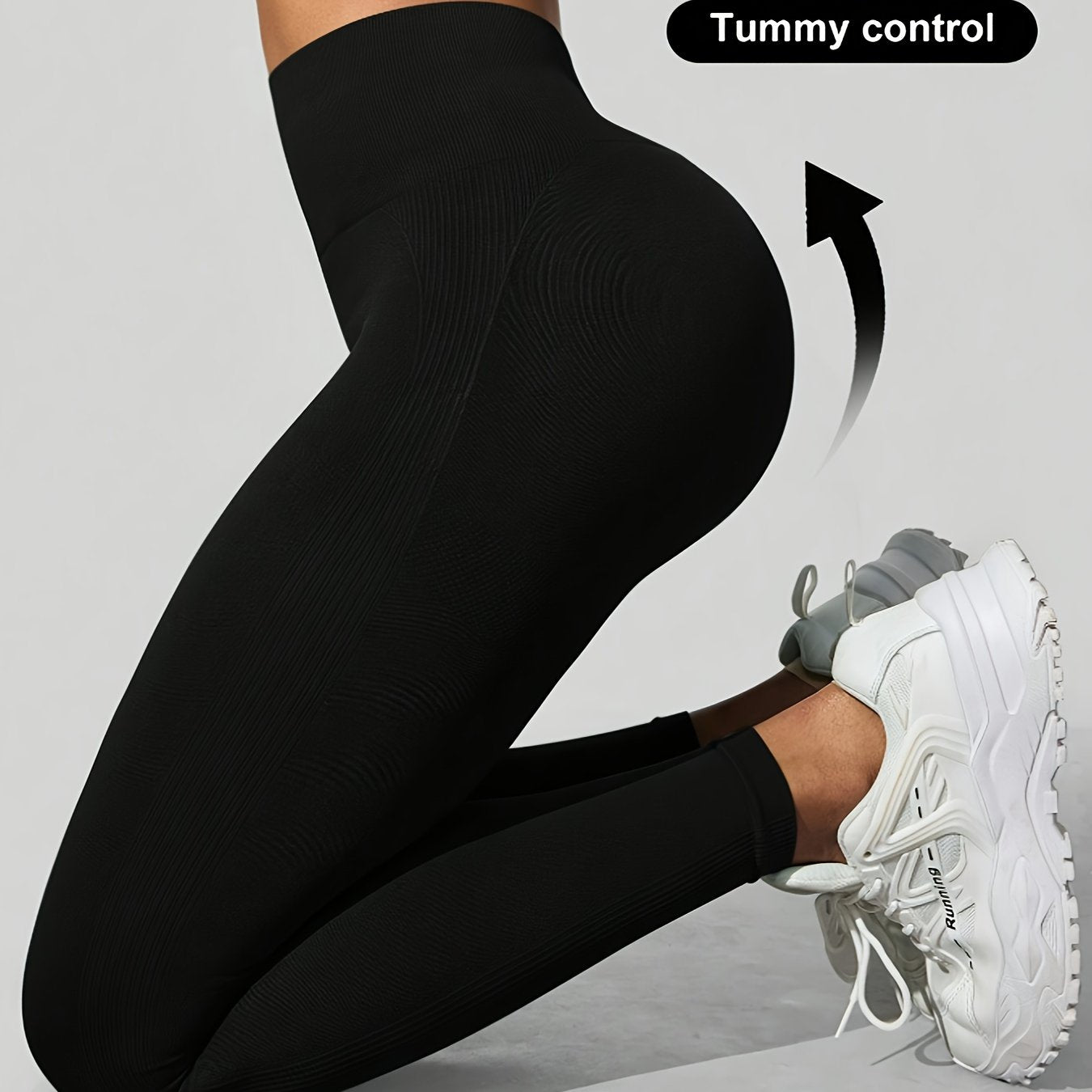 Seamless High-Waisted Yoga Pants for Women - Tummy Control Butt-Lifting 4-Way Stretch Workout Leggings, Moisture-Wicking Quick-Dry Fitness Running Gym Casual Wear, All-Season Machine Washable, Seamless Design, Durable Legging