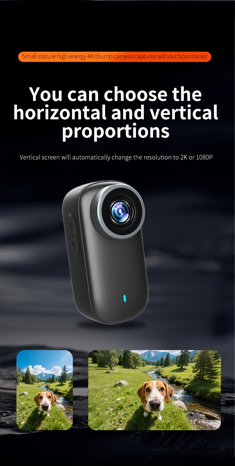 LEMNOI 4K Ultra HD Action Camera, Equipped with 360° Gimbal, Wi-Fi, 4K Video Recording, Long-Lasting Battery Life, Multiple Bicycle/Motorcycle/Helmet Mounts, Compact Design, Suitable for Outdoor And Urban Adventures, Adventu