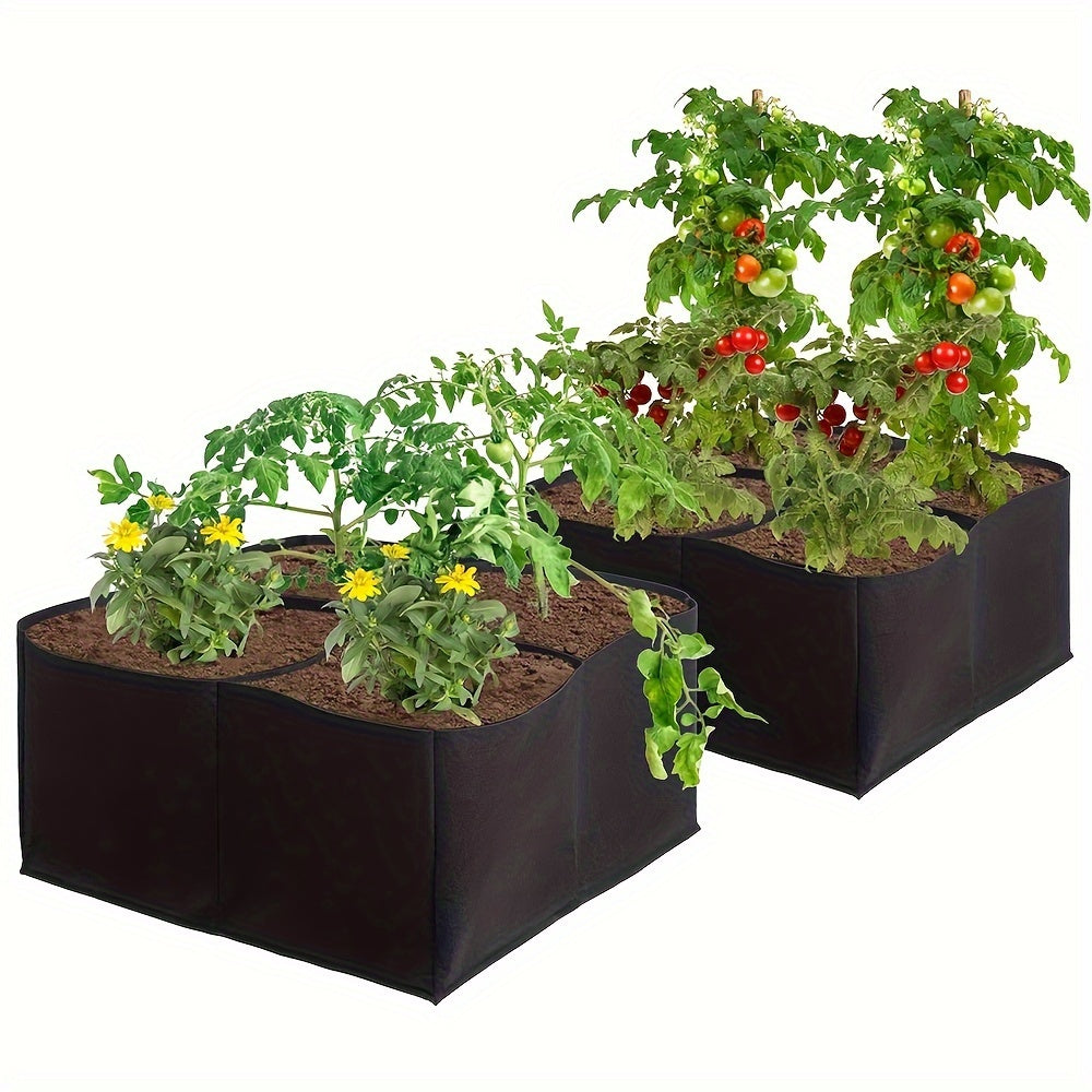 1 Pack, Garden Bed 121.92 X 60.96 X 30.48cm Fabric Planter Yard Garden Box Outdoor Rectangle Large Planter Bag For Plant, Potato, Tomato, Flower, Vegetable, Herbs, Fruits