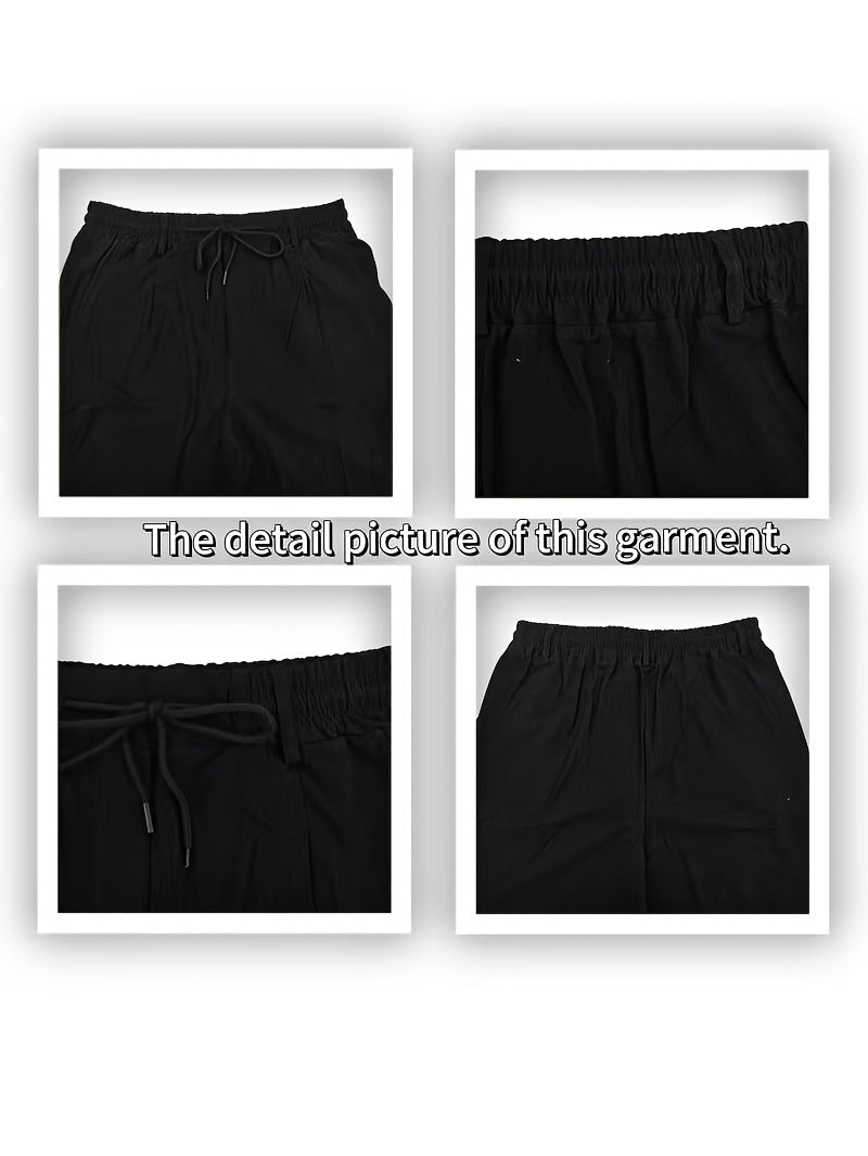 Men'S Casual Summer Linen Shorts - Light Gray, Breathable 5-Inch Shorts with Pockets, Perfect for Beach & Outdoor Activities, Casual Summer Wear|Relaxed Fit Shorts|Pocketed Shorts