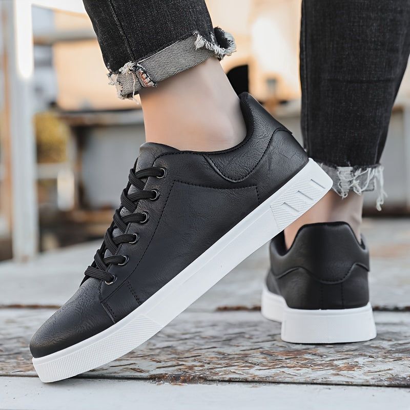 Men's Stylish Brown Sneakers - Casual & Sporty Lace-Up Shoes with Durable PVC Sole, Comfortable Fabric Lining for Casual Attire, Fitness Training, and Gym - Low-Top Design, Gym Footwear | Casual Fitness Shoes | Upper