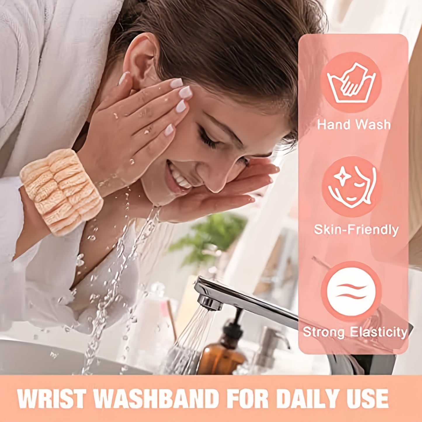 15 Pieces Facial Makeup Tools - 12pcs Ultra Soft Washable Face Body Powder Puff Makeup Sponge For Loose Powder Body Cosmetic Foundation Sponge Makeup Tool With 1pc Bowknot Headband & 2pcs Wristbands