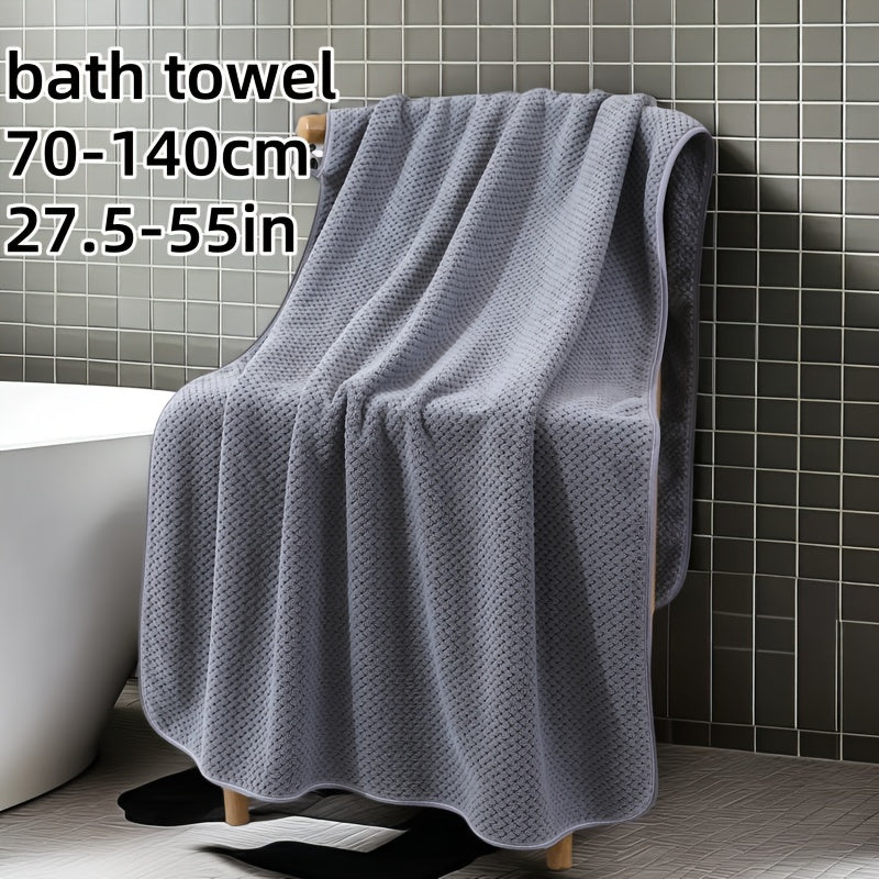 4pcs Luxury Pineapple Mesh Towel Set - Super Absorbent, Quick-Drying, Ultra-Soft, and Beige-Friendly Home Bath Towels - Ideal Bathroom Essentials with Fabric Weave,  Soft Texture, Ultrasoft Material, Skinfriendly Towel, Spa L